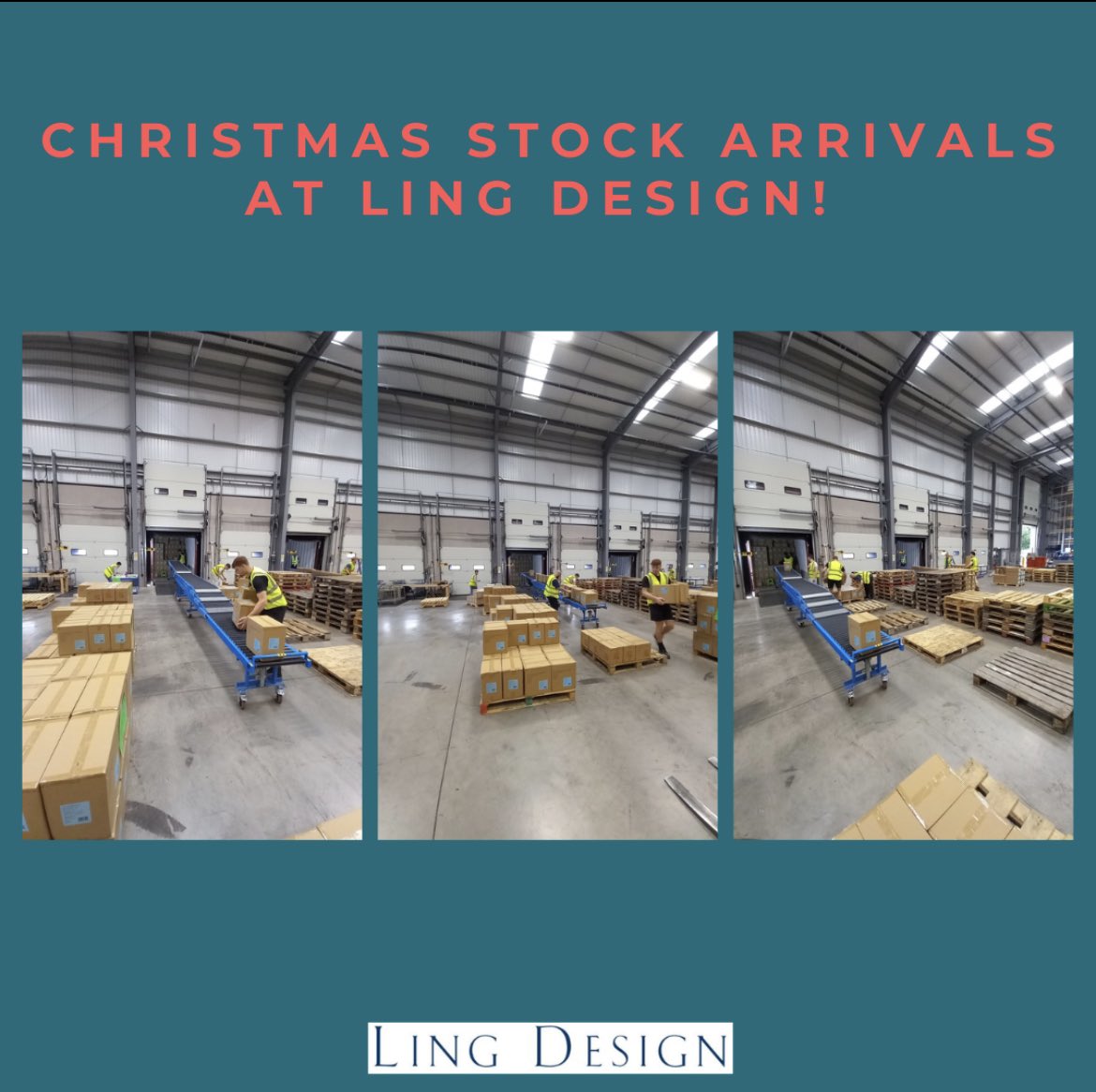 We’re set for a busy few weeks at the <a href="/greetingsbyling/">Ling Design</a> distribution hub as we start to receive our Christmas 2023 stock throughout July, for dispatch from August. With singles, boxes, charity packs and more, we can’t wait to see our new designs in store soon!