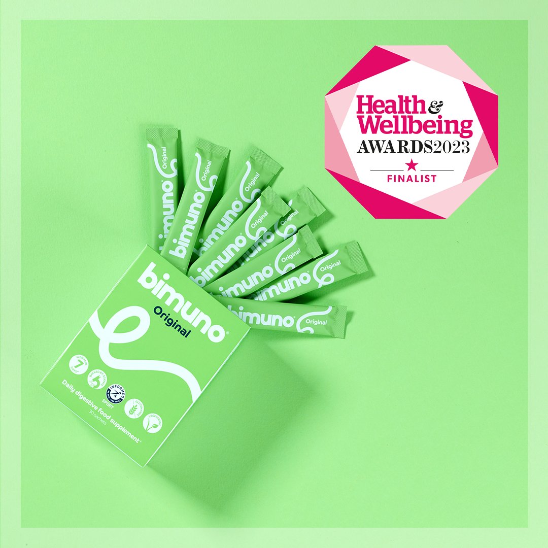 bimuno's tweet photo. Bimuno Original has been shortlisted as a FINALIST for the @healthwell_uk Awards 2023 in the Gut Health Category! 🏆🎉

Thank you for your unwavering support 🙌❤️

Stay tuned as we eagerly await the final results on the 18th of August 🤞🏼✨

#awards #bimuno #guthealth #finalist https://t.co/cTampzQf4X