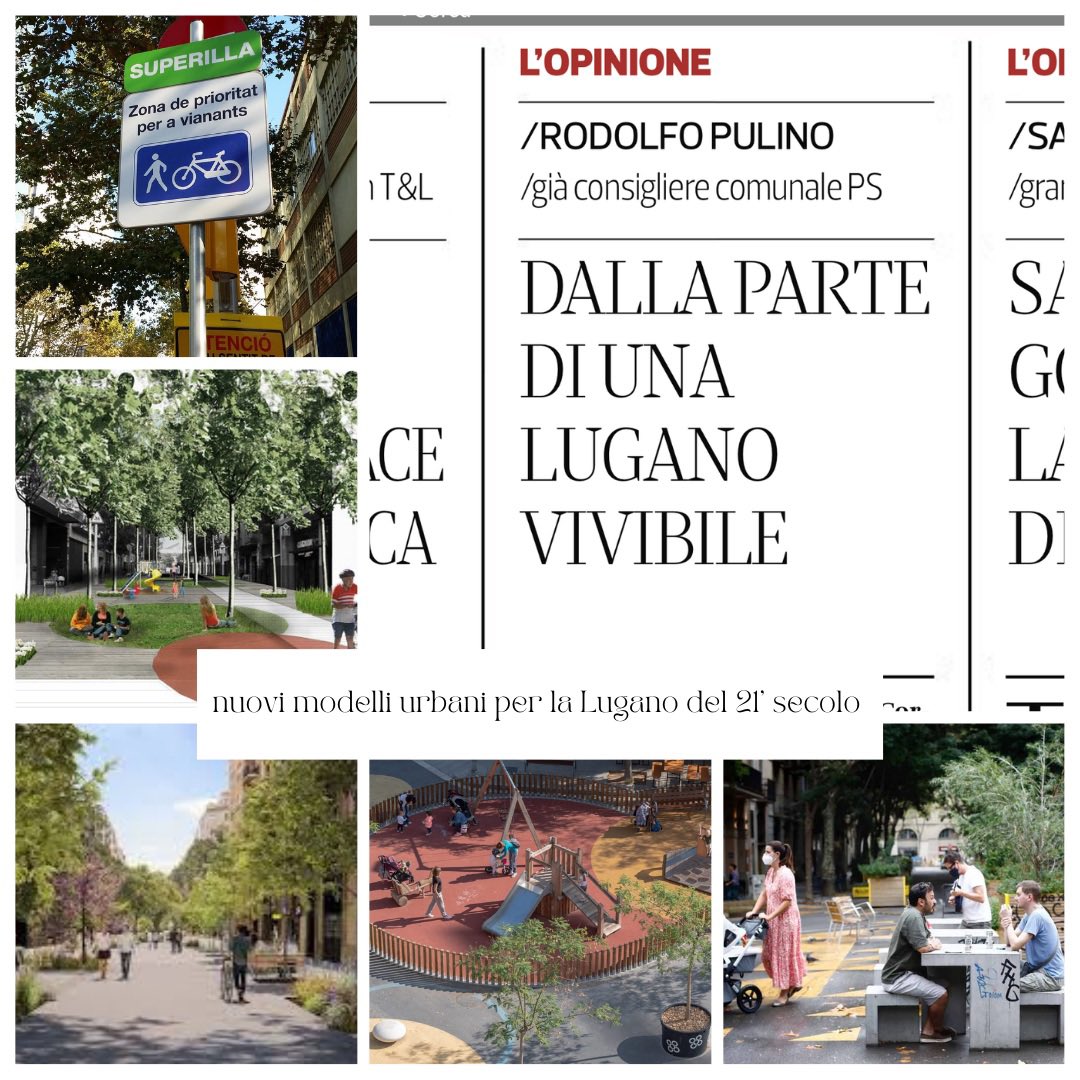 RodolfoPulino's tweet photo. Trovate oggi un mio contributo sul @CdT_Online . Una grande sfida per Lugano dovrà essere quella di strappare la città dal predominio delle automobili per restituirlo alle persone, un percorso obbligato se davvero si vorrà rendere la città più vivibile e accogliente. #lugano https://t.co/TogqLa8gnd
