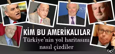 ■Yeni Dünya düzencileri Tek Dünya Devleti peşinde koşanlar, Ülkemizde Anayasa’da öngörülen temel düzenin, yani “Kemalizmin” ya da “Atatürkçülüğün” yıkılması için uzun yıllardır çaba gösteren;

■Richard Perle, Paul Henze, Graham Fuller, Samuel P. Huntington, Prof. Henry Barkey,