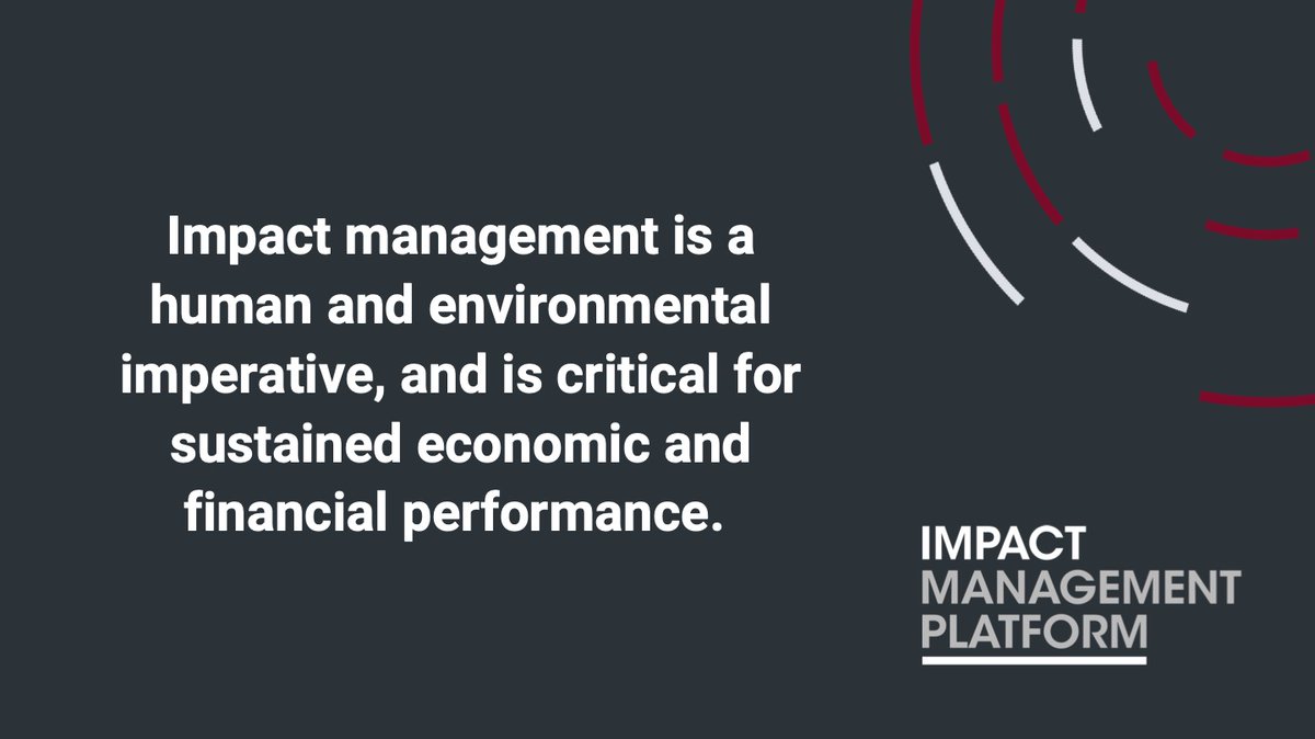Without #impactmanagement, all companies enterprises and institutions are ill-equipped to understand their exposure to social and environmental risks. Recognising the need for change, B Lab and other #ImpactManagementPlatform partners have released a set of new outputs.