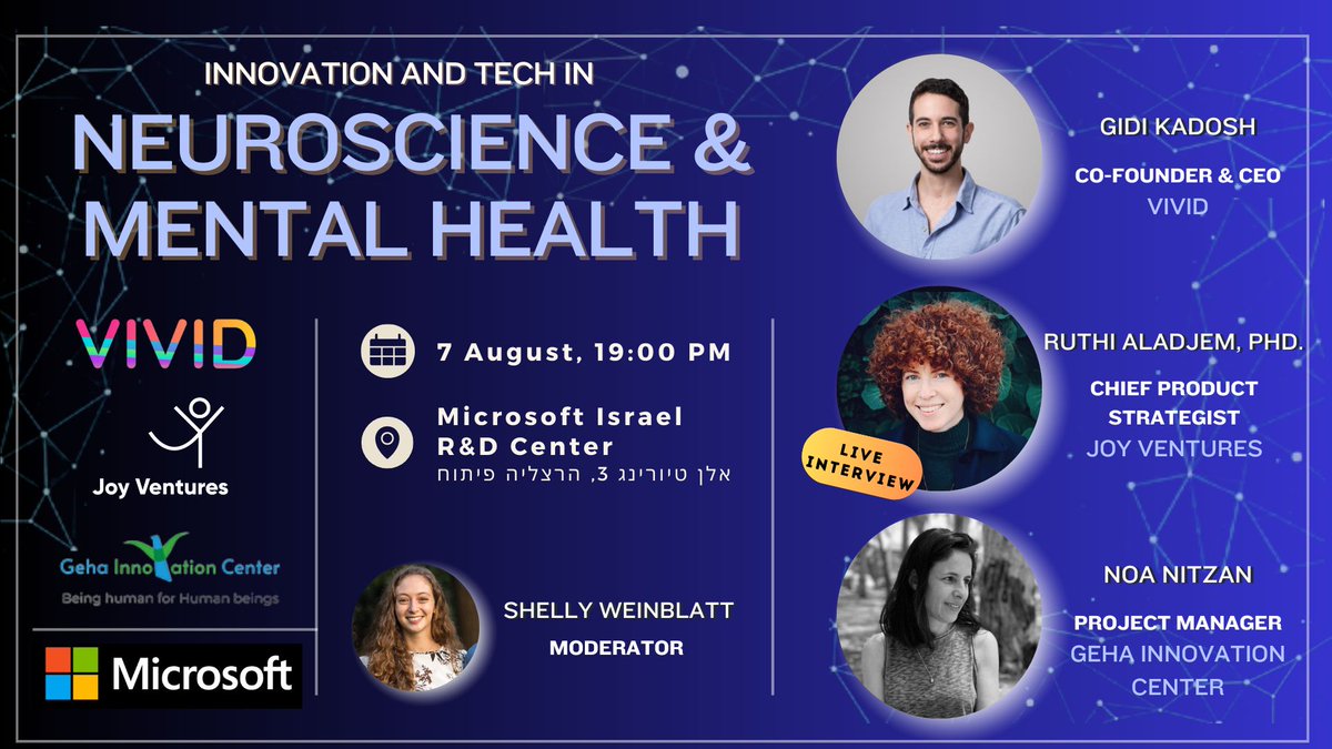 Join Joy's Chief Product Strategist, Ruthi Aladjem, at this upcoming meetup to hear why the time for #neuroscience founders is now + gain valuable insights into the journey from scientific idea to transformative solution. 

RSVP:  lnkd.in/dM9V6rfJ