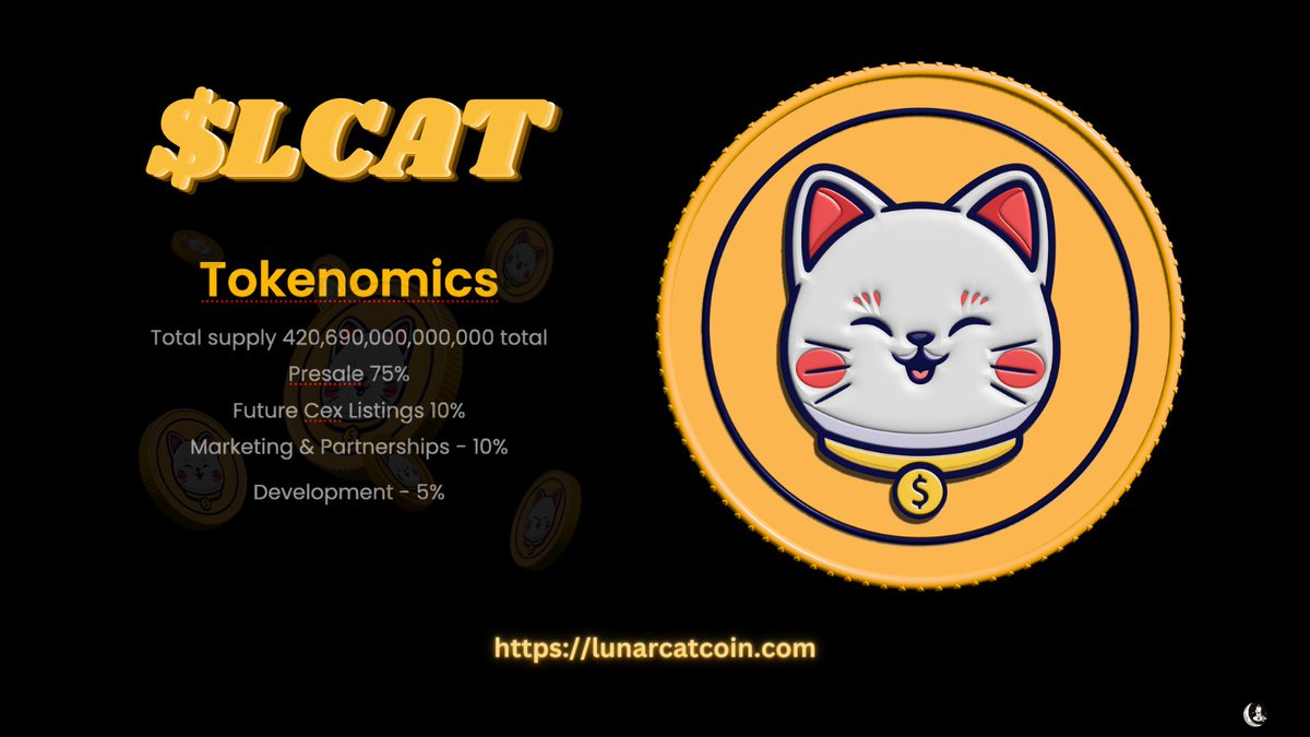 PorkCoinRich's tweet photo. Join the Lunarcat family and unleash the power to make a difference while reaping the benefits of collective involvement. Together, let’s pave the way for an extraordinary Lunarcat journey!

#memecoins #ETH #Crypto $PEPE $LCAT https://t.co/DqNHWPIlXa