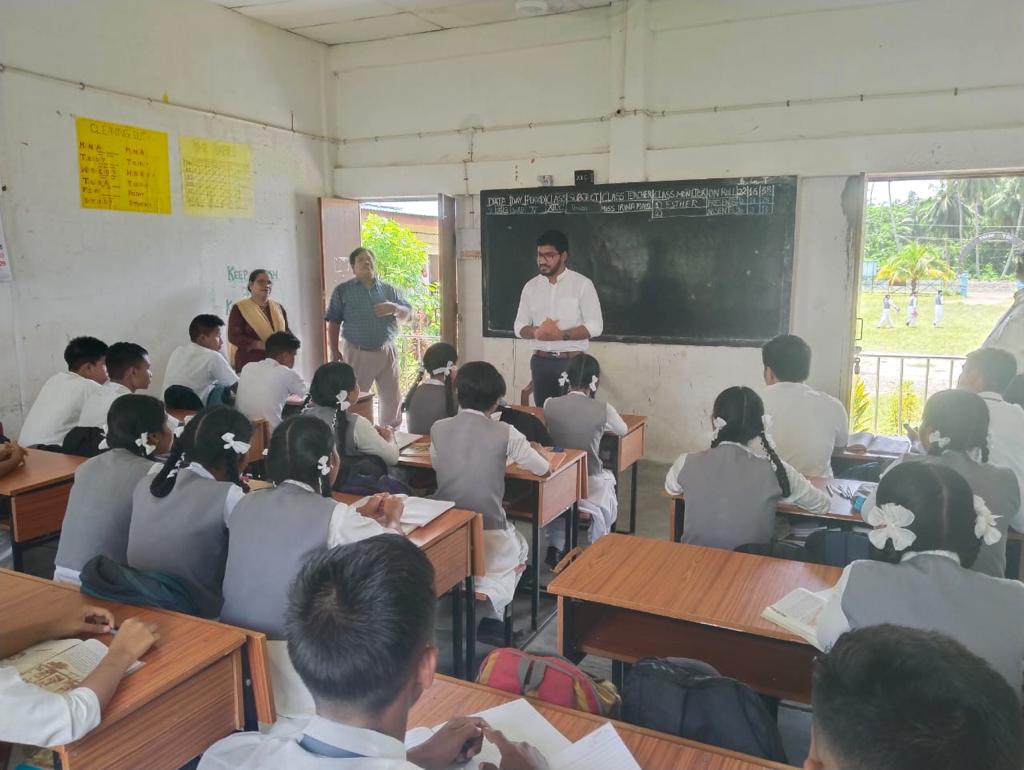 DC visited GSSS Lapathy &amp; interacted with students and teachers. DC motivated students for higher studies and to Dream Big in life. Teachers were to conduct Career guidance sessions &amp; guide students closely on their studies. Infrastructure facilities were found to be satisfactory