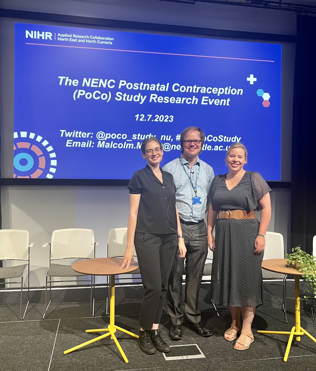 Proud to be at the launch of the findings of ⁦<a href="/poco_study_nu/">The PoCo Study</a>⁩ - the voices of women is at the heart of the study. Thank you to the research team and steering group - it has been a privilege to work with you all. ⁦<a href="/NIHR_ARC_NENC/">NIHR ARC North East and North Cumbria</a>⁩ ⁦<a href="/NENC_NHS/">North East and North Cumbria NHS</a>⁩