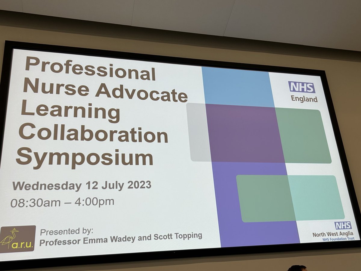 NursingEmma's tweet photo. Delighted to be here in Peterborough hosted by ⁦@ScottTopping_⁩ &amp; ⁦@AngliaRuskin⁩ showcasing &amp; celebrating the phenomenal work of #ProfessionalNurseAdvocate ⁦@teamCNO_⁩ ⁦@CNOEngland⁩ ⁦@AcosiaNyanin⁩ https://t.co/EXBrjamHU5