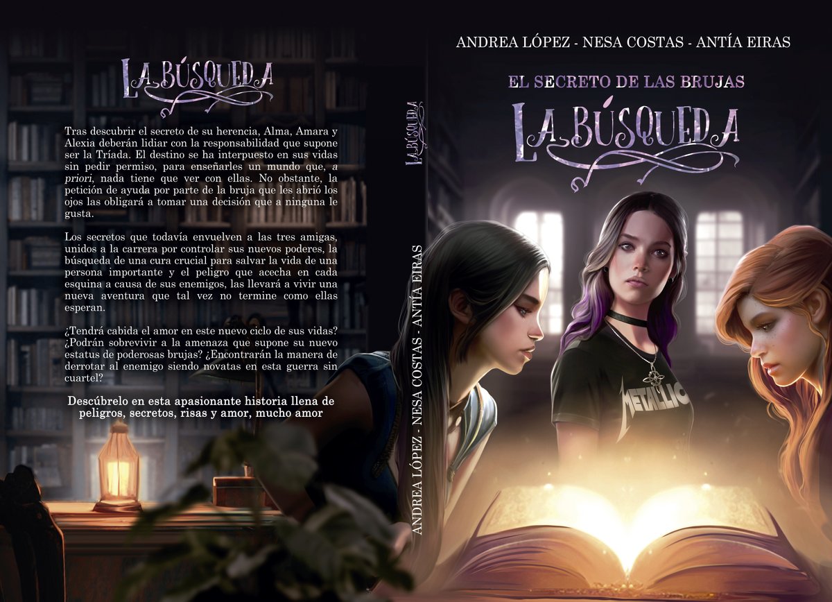 📷YA A LA VENTA📷
Hoy estamos d estreno, sale a la venta el 2 libro de la serie »El secreto de las Brujas» q he escrito junto a 2 grandes amigas. El 3 libro d la serie ya está en preventa, así que yo no me lo pensaría.
Deseando saber qué os parece 📷
LINK: amzn.to/3rsr4y8