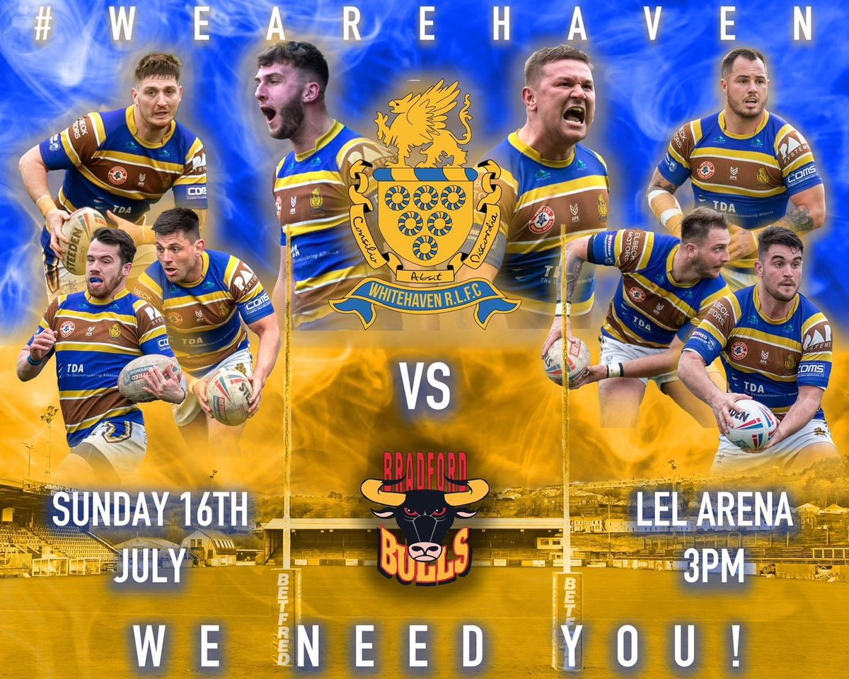 hensingham_arl's tweet image. Calling on all our fans, players &amp;amp; supporters to get down and show our support for @OfficialHavenRl 
Haven have provided a platform for many of our players to take rugby to the next level so let’s get the 🔴⚫️ army down to support the 🟤🔵🟡 
gofund.me/5dc30a58
#WeareHaven