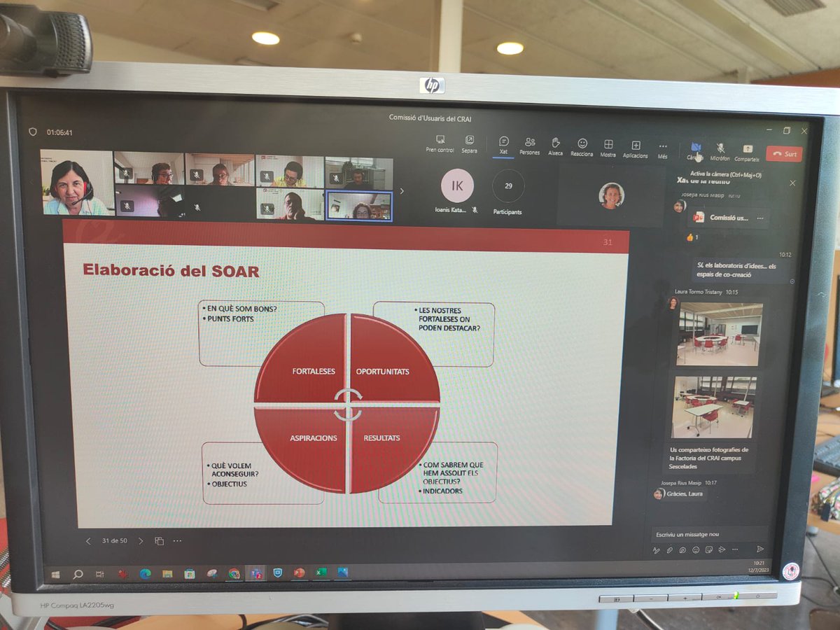 craiURV's tweet photo. Avui, 12 de juliol, hem fet la Comissió d'Usuaris del CRAI  @universitatURV dedicada monogràficament a informar sobre l'elaboració del Pla estratègic del CRAI #PECRAI https://t.co/6fhwgyYeln