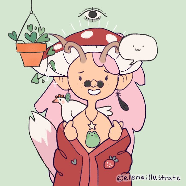 Mimi Stevie Nicks mais fée et dans un marais avec une amie poule 💗🍄