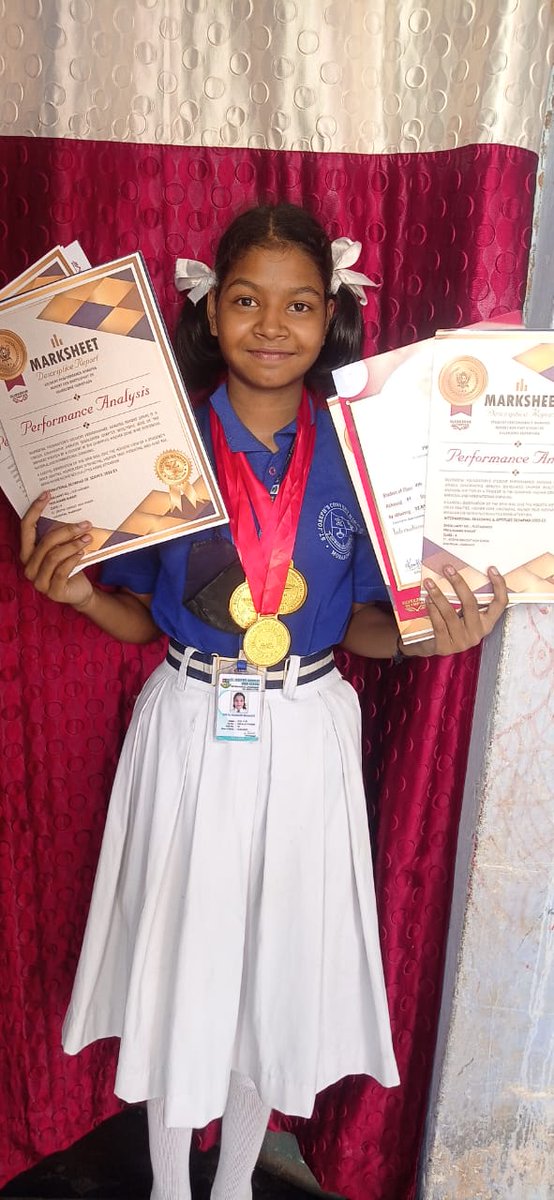 BhakatMoushami's tweet photo. Proud of you my baby 🥇🪙❤️ keep going baccha
#Priya_Kumari_Bhakat
#St_Joseph_Convent_High_School
#Moubhandar #Jharkhand https://t.co/Qc9KGTw06P