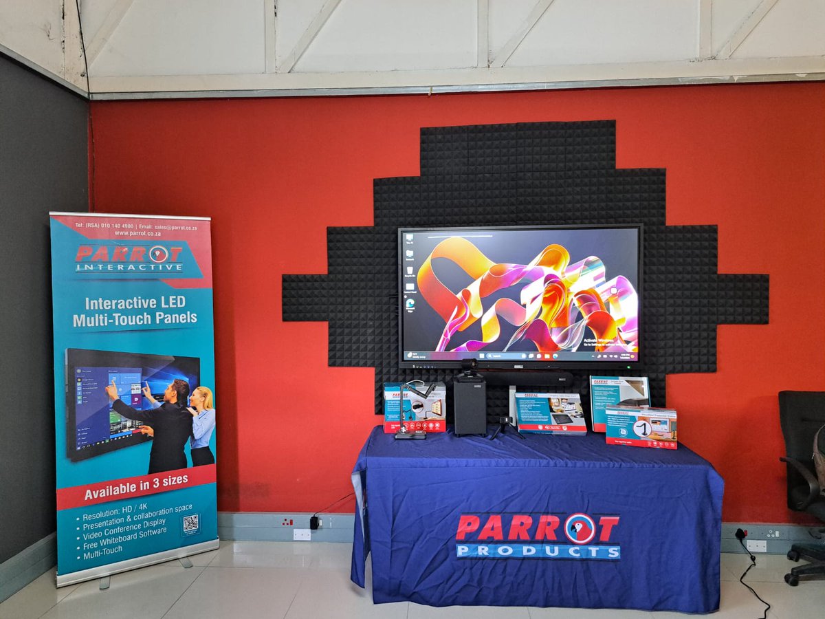 ParrotProducts's tweet image. Our new and revamped Parrot Botswana Interactive Showroom🥰 #IWB #LEDpanel #dataprojector #visualizer #graphicstablet #conferencecamera #soundbar #tripod

Would you like to know more? Book a demo? Visit or contact us:
📧: sales@parrot.co.za
☎️: 0101404900
parrot.co.za