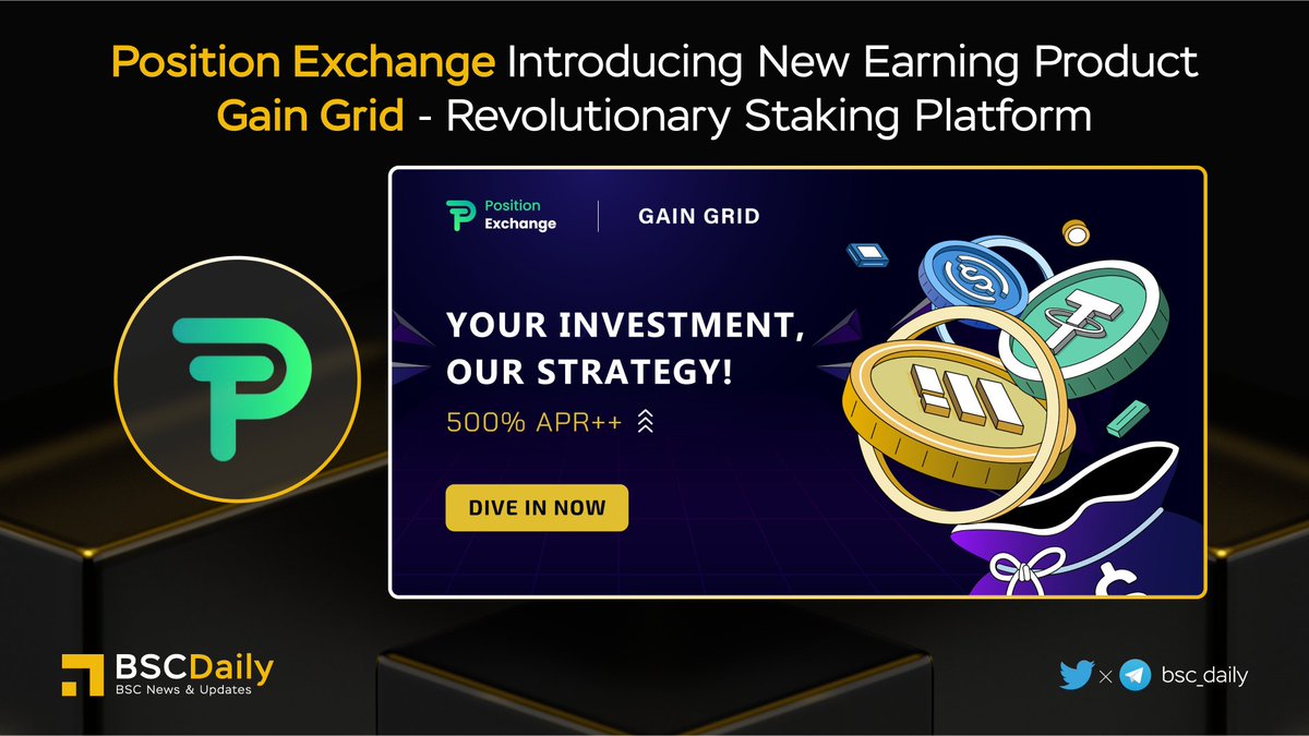 bsc_daily's tweet photo. 📢 @PositionEx Introducing New Earning Products🏆

#GainGrid - Revolutionary Staking Platform

Users Can Now Optimizing your investments through strategic staking and daily returns. Experience #DeFi like never before💰

More details👇

#BNB #BSC #WEB3 https://t.co/o0MCP9DJwn