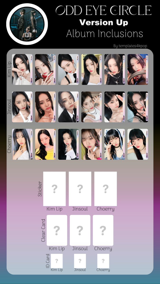 ODD EYE CIRCLE ジンソル サイン入りポラロイド ODD EYE CIRCLE サイン