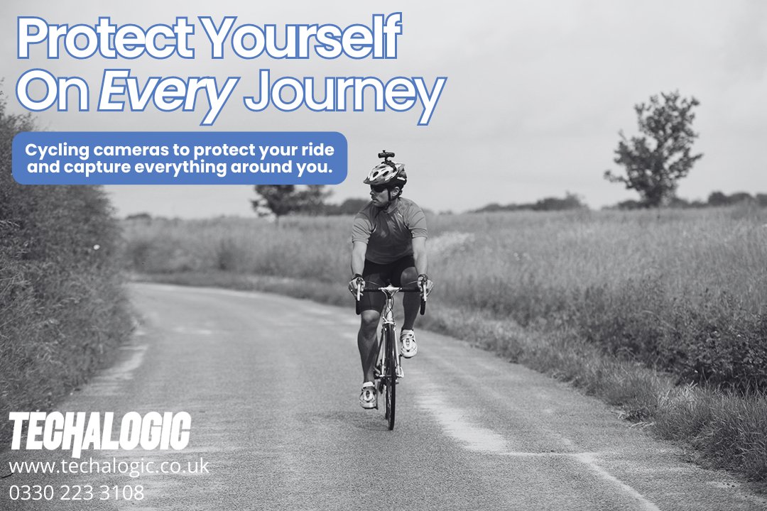 Techalogic's tweet image. We want you to feel safer on the roads 🛣️ 

 Our cameras are designed with safety in mind, to protect you as a road user ⚠️

techalogic.co.uk

#techalogic #helmetcam #helmetcamera #footage #roadsafety #passwideandslow #cyclist #cycling