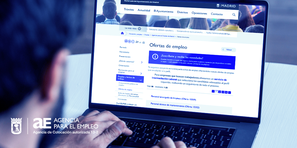 aempleomadrid's tweet photo. Accede a las #ofertasdempleo que publicamos en nuestra web y consigue el trabajo de tus sueños.
Descúbrelas aquí 🖥️https://t.co/2S6EM1jFqV
#empleoMadrid https://t.co/wgqwNCWU6w