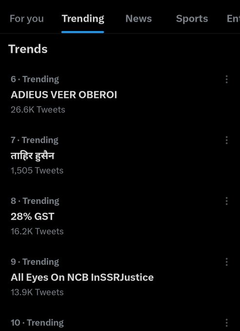 keep up the speed guys focus max on retweet 
a final good bye to veer who took all criticism with smile, who took aprrecition being humble

thank u kay kay for being veer though we had many complaints u never showed any negative rxn 

ADIEUS VEER OBEROI
#KaranKundrra #VeerOberoi
