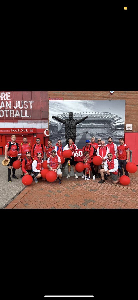 R4Leukaemia's tweet image. 160 Miles….Ammanford to Anfield. #YNWA
