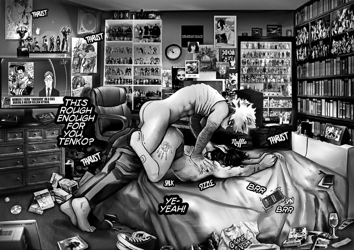 <a href="/MonochromeZine/">Monochrome Zine ➤ ARCHIVE</a> Tenko's room.
#Shigadabi delinquents living with their parents au?
#shigaraki x #tomura #touyaxtenko
#touten nsfw for <a href="/MonochromeZine/">Monochrome Zine ➤ ARCHIVE</a> !