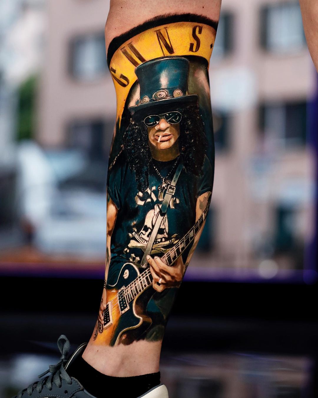 Inkspot: Guns N' Roses' Slash Shows Off His Favorite Tattoos