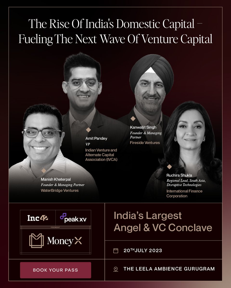 Inc42's tweet photo. 🌟 Exploring The New Trend 🌟 

India’s Rising Domestic Capital That’s Fueling The Next Wave Of Venture Capital 🚀 

Even though 90% of the capital invested in Indian startups is foreign capital, the trend is changing. 

A thread🧵: (1/5) https://t.co/fUNKrxGovS