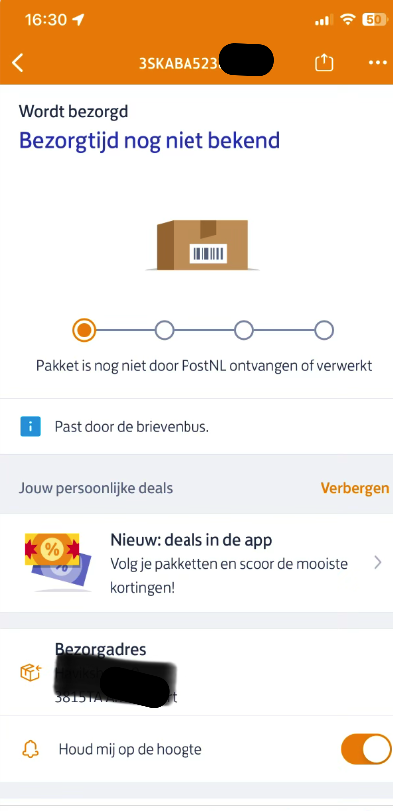 Bizar hoe <a href="/PostNL/">PostNL</a> met klanten omgaat. Op 11-05 pakket verstuurd twv 75 euro aan 'n bedrijf. Netjes ingeleverd bij een #postnl punt IN <a href="/JumboSupermarkt/">Jumbo Supermarkten</a>. Na 2 maanden (12-07) nog steeds geen verwerking.
Mevrouw aan de telefoon (na 55 min. wachten), helaas meneer we kunnen er niets!
