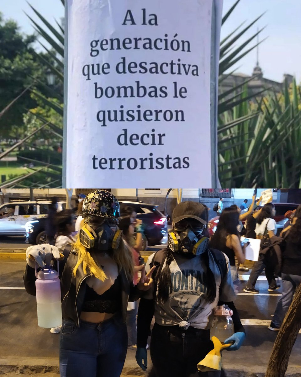 chinarojete's tweet image. Quien lucha, puede perder 
Quien no lucha; ya perdió... 
#TomaDeLima