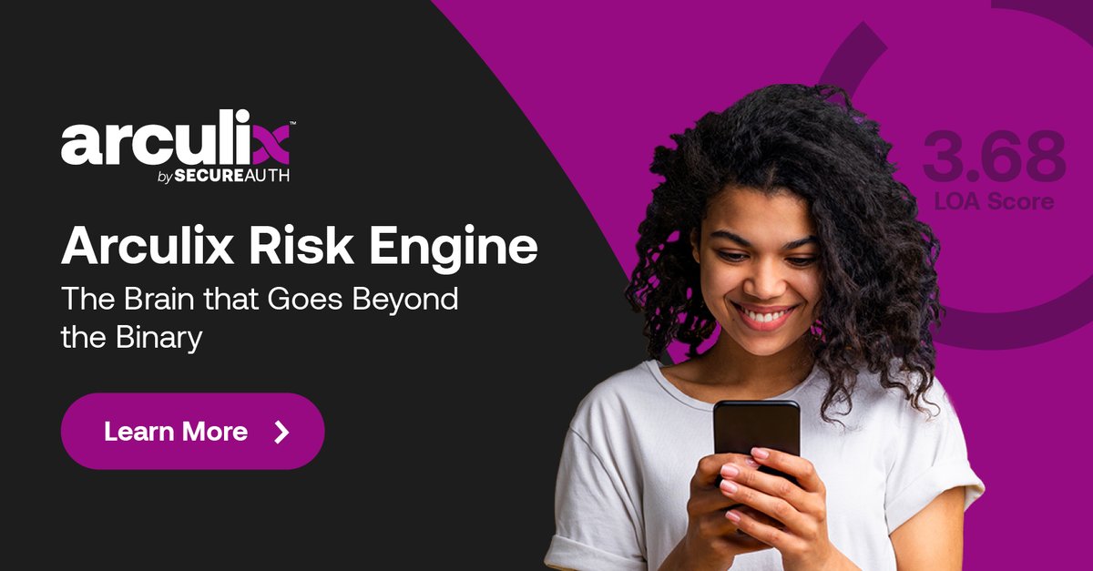 TTedFoxx's tweet image. Arculix #riskEngine calculates whether an access attempt is legitimate or not by tracking user and device posture pre-auth, during auth and post-auth. Build strong account security with real-time risk scoring today: ow.ly/Jfgm104xC9k

#Identitysecurity #authentication