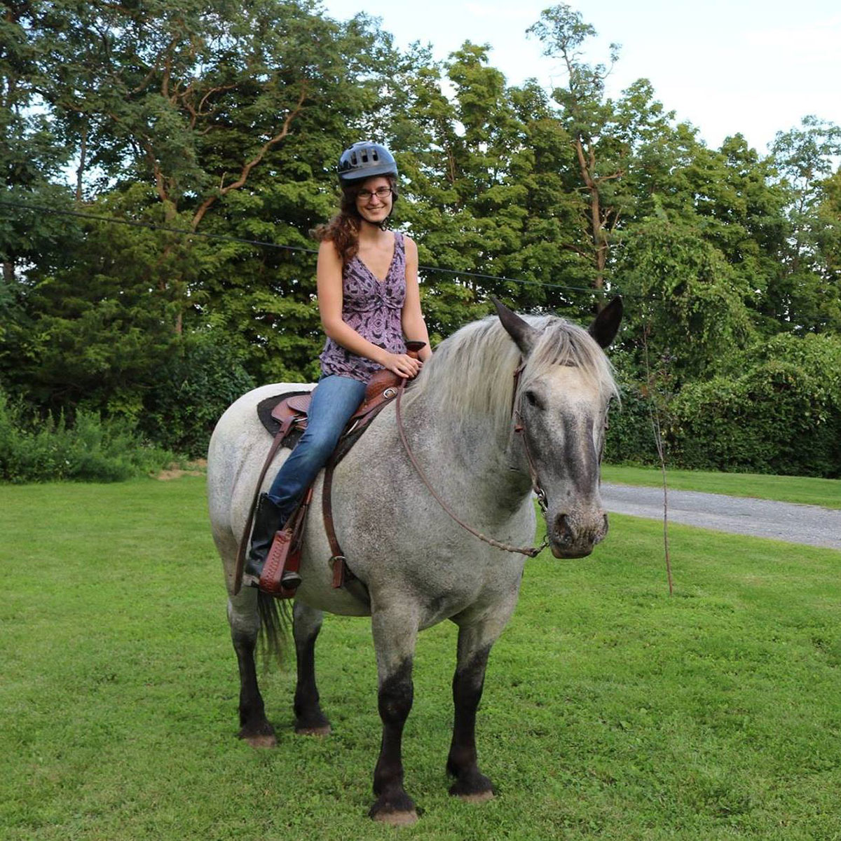 KathodeRay's tweet image. Our team members have unique talents… both inside and outside of our work! Our team member Sarah Trafton has been riding horses since she was 5. Here she is with her horse Bruno, a draft cross.

#wearekathoderay