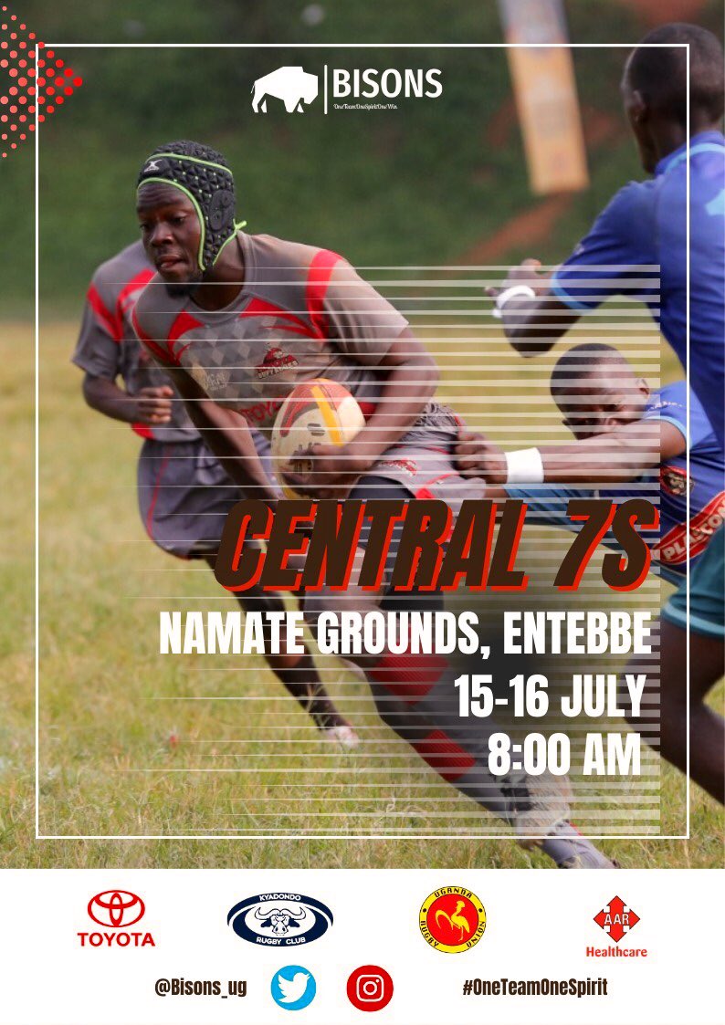 We are ready and set for #URUCentralRegion7s  finale  activated for this weekend at Namate Entebbe. 

#BuffaloNation
#HarderStrongerForLonger
#OneTeamOneSpiritOneWin