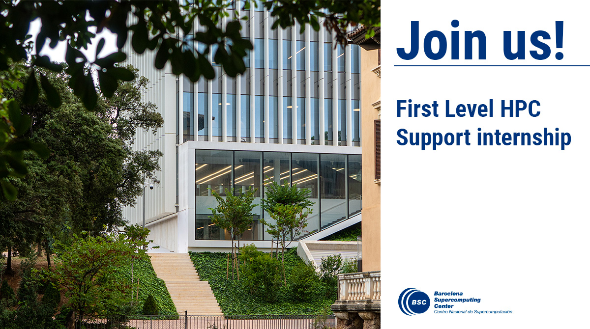 📢Vacancy: BSC is looking for a First Level #HPC Support internship

➡bsc.es/Zbg 

#trabajo #job #feina