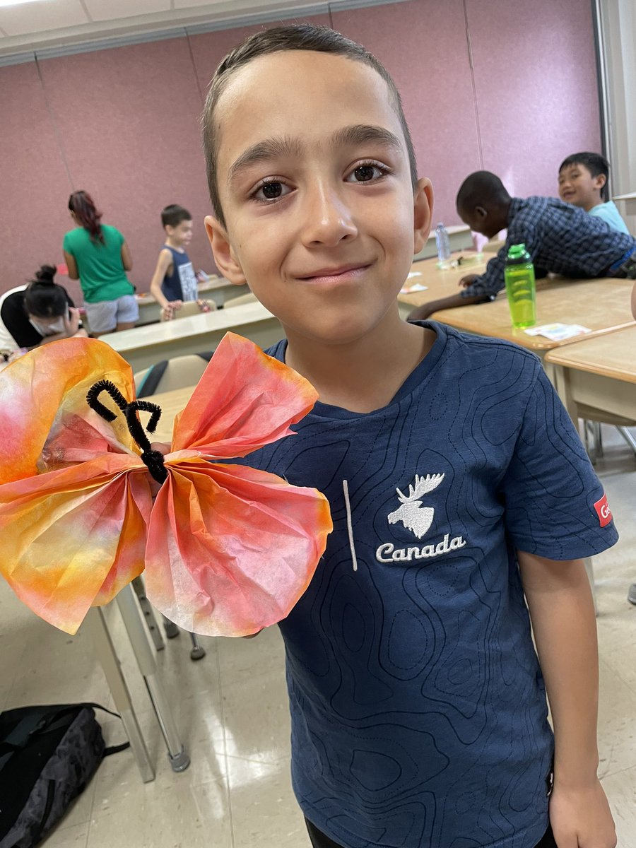 avoliverio's tweet image. We completed our STEAM activity today and made beautiful butterflies out of coffee filters! 🦋☀️🌈  #GECDSBSLP2023 @gecdsbpro @MrsPPich @MrsTDugan