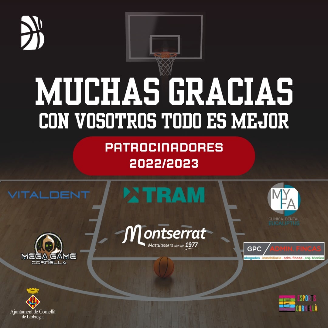 BFemeniCornella's tweet image. Volem agraïr als nostres patrocinadors @clinica_dental_eucaliptus colchonerias_montserrat @vitaldent_es @tram_barcelona @megagamecornella gpc per tota l'ajuda i estar aquesta temporada amb nosaltres!!!

#TotAlVermell #RedPower #somBFC