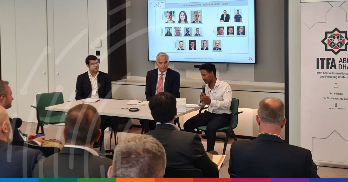 🔑Deepesh Patel‘s recent panel at the #ITFA DNI #Fintech day examined the role of e-bills of exchange and promissory notes in trade, receivables abs supply chain finance.⁠ Industry leaders Moez Thameur, Working Capital at Kyriba, and André Casterman from ITFA shed light on this.