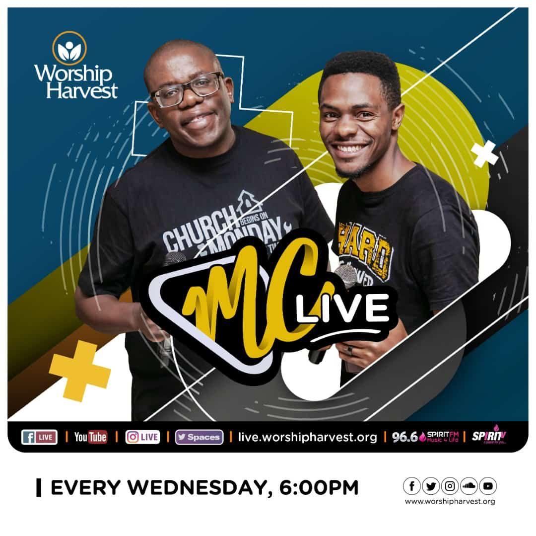 Facebook, YouTube, insta, twirrer, 99.6 Spirit and Live.Worshipharvest.org

Find one and tune in. 
#Wednesdayvibe