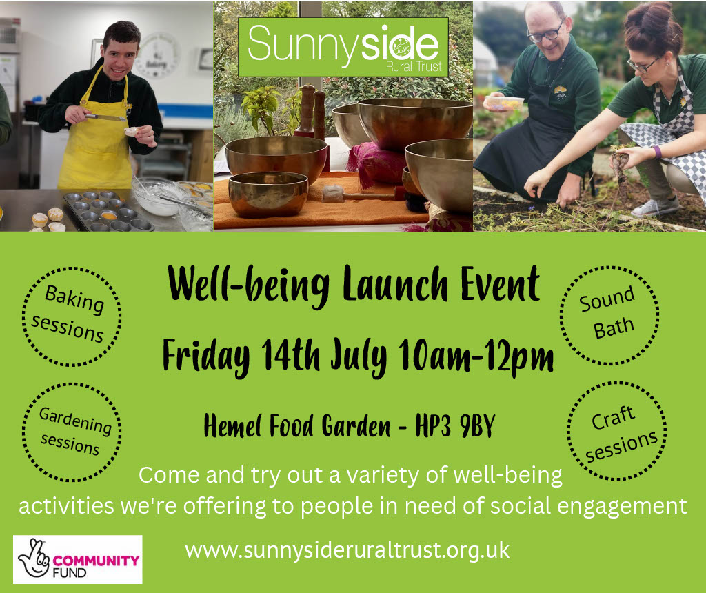 Calling All Link workers, Social navigators, community connectors, health advisors and community navigators! We'd love to invite you to our Growing Connections Well-being launch event this Friday 14th July, from 10am-12pm at our Hemel Food Garden site. #greensocialprescribing