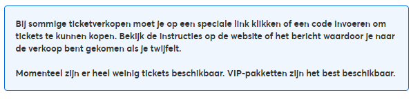 VIP is er nog wel, gewone tickets blijkbaar al bijna uitverkocht :( #TaylorSwift #TheErasTour #AMSTERDAMTSTheErasTour