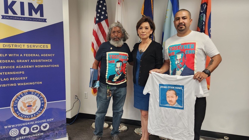 I met with members of Eyvin Hernandez's family last week &amp; stand with them in their fight to #BringEyvinHome. I join them in urging <a href="/POTUS/">President Donald J. Trump</a> &amp; <a href="/StateSPEHA/">Special Presidential Envoy for Hostage Affairs</a>  to secure his release &amp; introduced a bipartisan resolution this week to demand exactly that. <a href="/BringEyvinHome/">Bring Eyvin Home!</a>