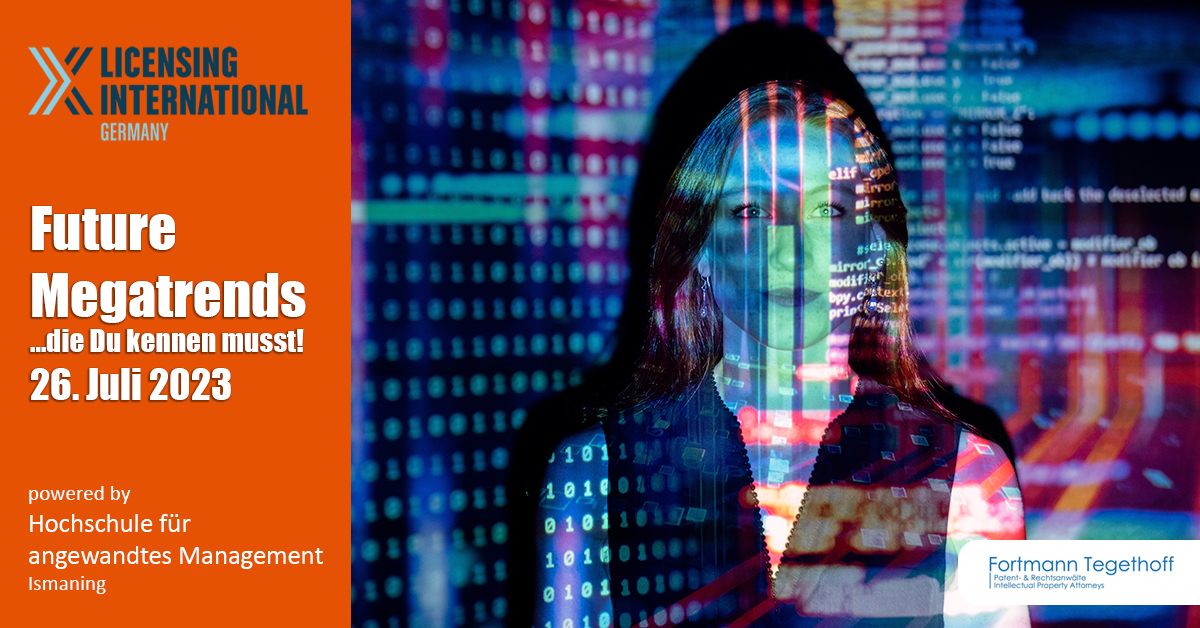Save the Date! 26. Juli 2023. #Future #Megatrends ...die Du kennen musst! Powered by #Hochschule für angewandtes #Management. licensinginternational.org/news/die-round… #licensing #LicensingInternational 
<a href="/Licensing_Intl/">Licensing International</a>