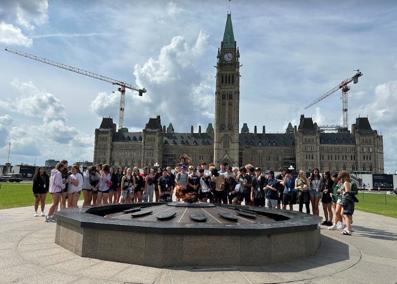TeamEduTravel's tweet photo. Our Civics and Careers trip began in sunny Ottawa, exploring Parliament, the Byward Market, and museums for valuable insights. We ended the day in Quebec, enjoying French Canadian cuisine, syrup, and line-dancing. Next stop: NYC! #summerbreak2023 #civicsandcareers #thisisclass https://t.co/8Onr8hZnhc
