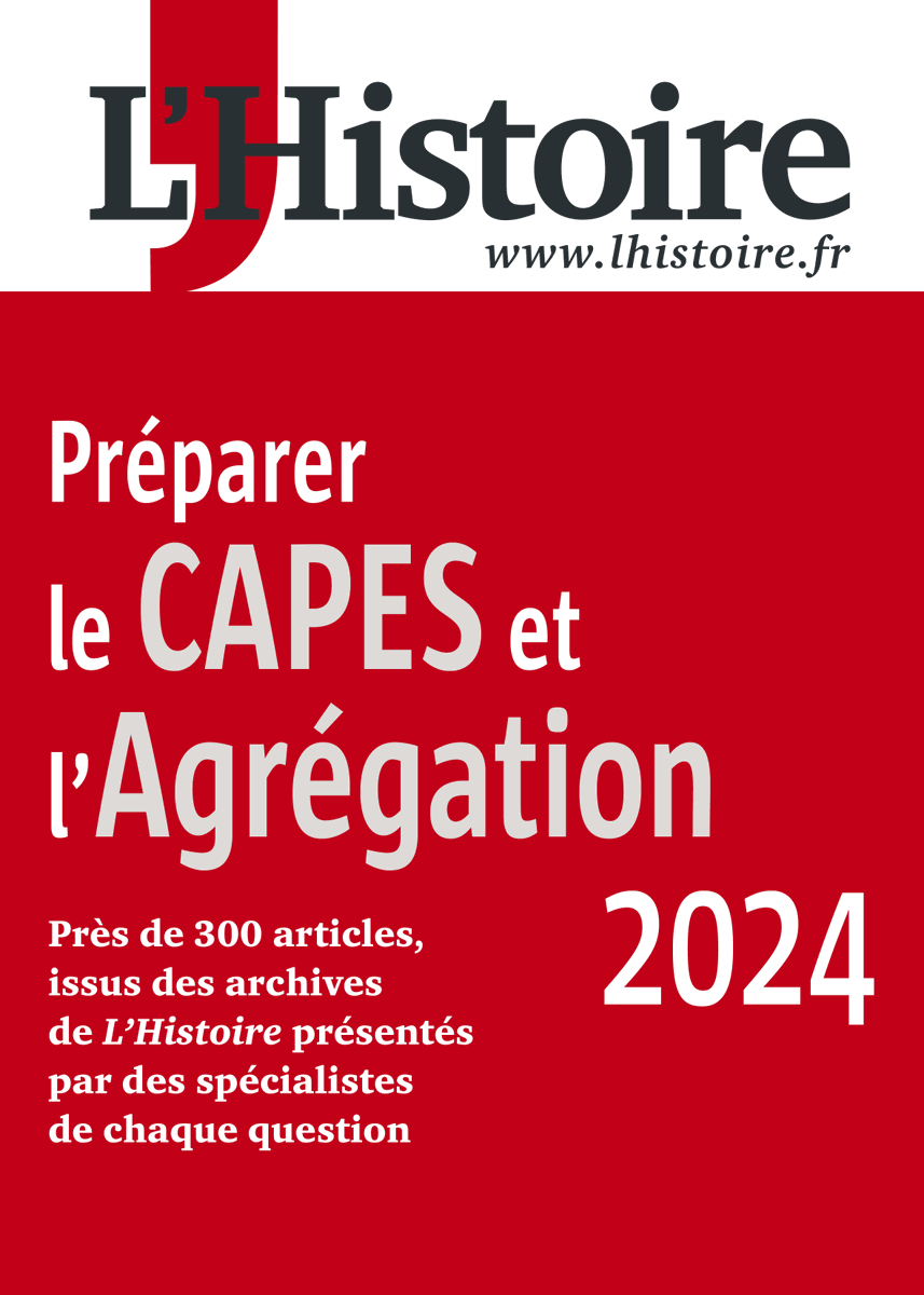Nos webdossiers pour préparer le Capes et l’agrégation d’histoire 2024 sont en ligne !

Pour chaque question retrouvez les meilleurs articles publiés dans L'Histoire soigneusement sélectionnés par la rédaction et présentés par des spécialistes des sujets.
lhistoire.fr/pr%C3%A9parer-…