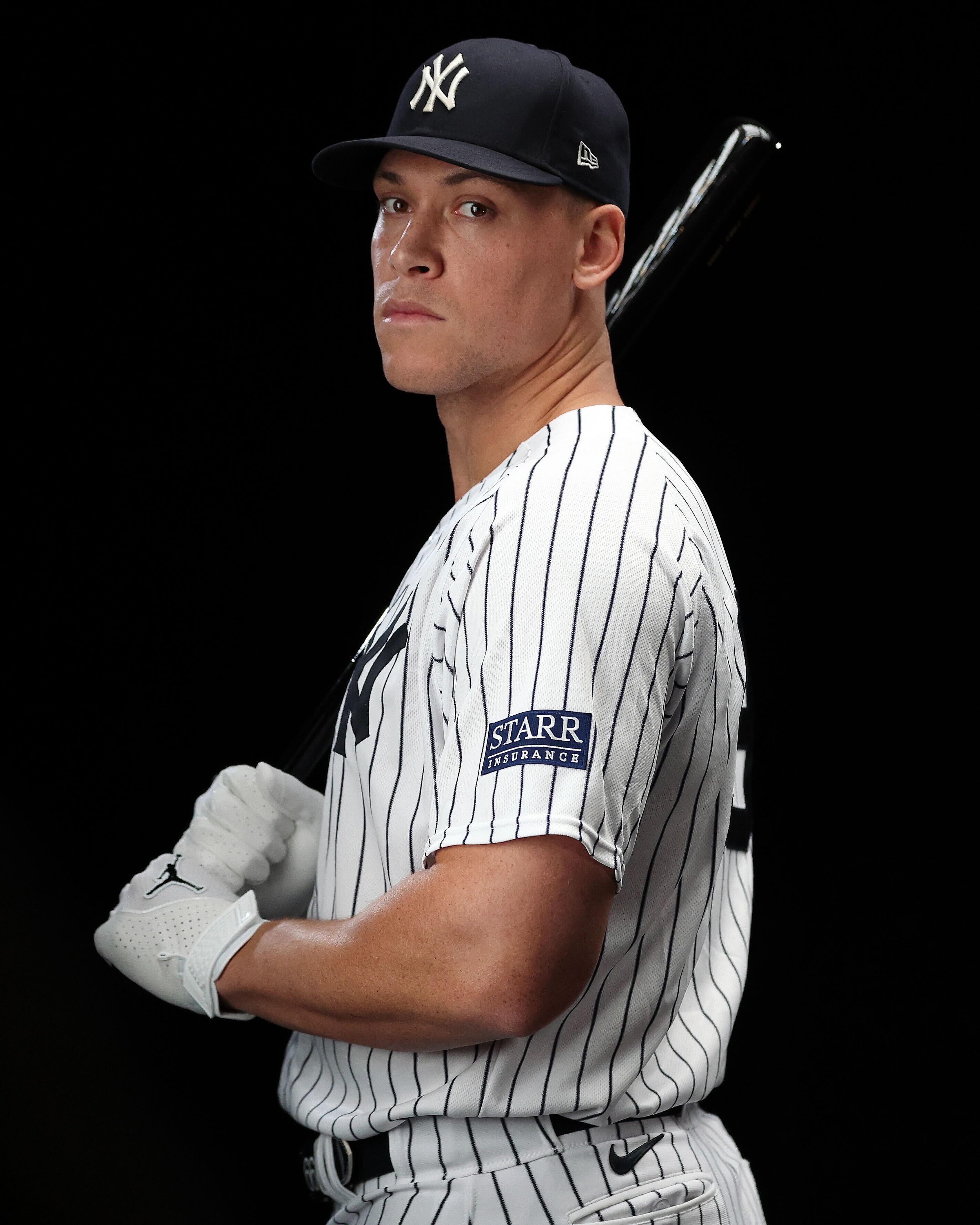 New York Yankees on X: Our home and away uniforms with the Starr Insurance  patch.  / X