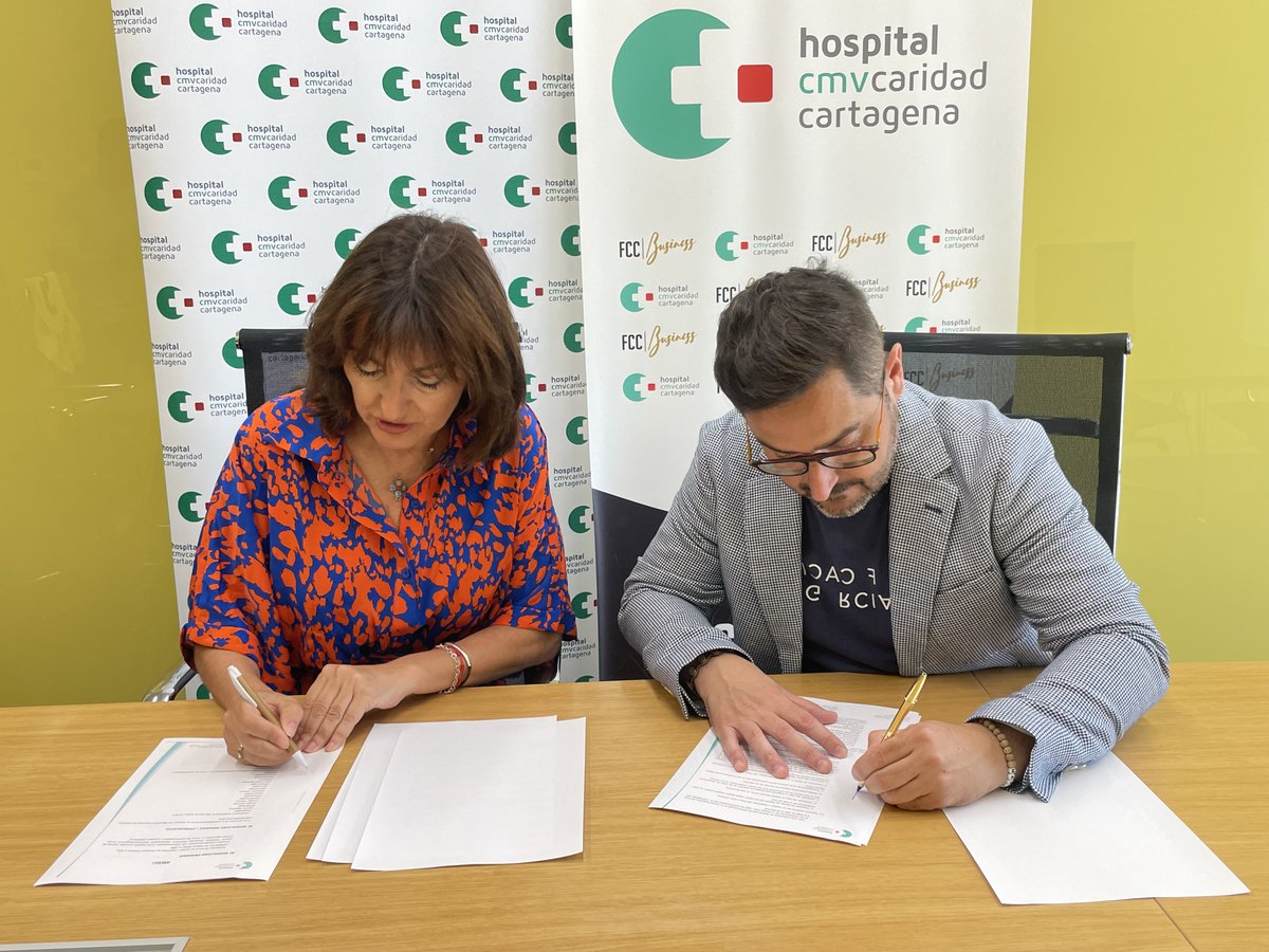 🤝🏻 @cmvcaridad y @FCCartagena_efs , juntos una temporada más FC Cartagena SAD y Hospital Virgen de la Caridad continuarán juntos tras el acuerdo anunciado esta mañana en el centro sanitario de la ciudad portuaria 📰𝗻𝗼𝘁𝗮 𝗱𝗲 𝗽𝗿𝗲𝗻𝘀𝗮 𝗲𝗻: cmvcaridad.com/noticias/el-ho…