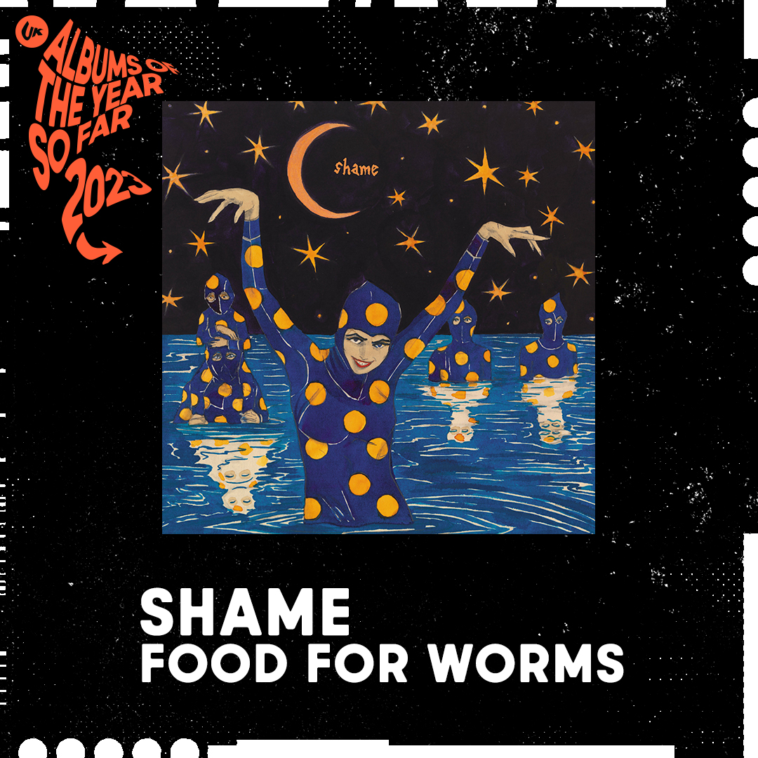 ALBUMS OF THE YEAR SO FAR 2023 @shamebanduk - 'Food For Worms' Headbanging punk meets sensitive moments. @shamebanduk return with new tricks, keeping us just as locked into their upwards trajectory as ever. @DeadOceans blog.roughtrade.com/gb/uk-albums-o…