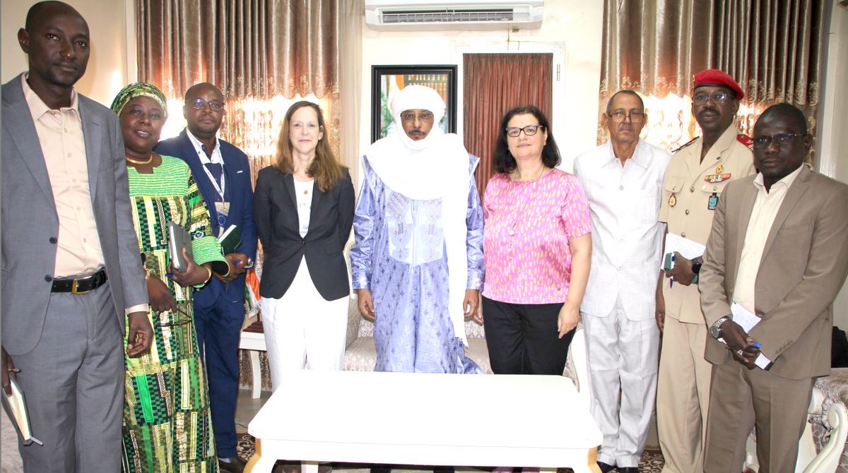 Dr Katja DOMINIK, Cheffe d'EUCAP Sahel a été reçue en audience par le Ministre de la Justice. L’entrevue a porté sur les soutiens multiformes à la chaine pénale et aux juridictions spécialisées en matière de lutte contre le terrorisme et la criminalité transnationale organisée.