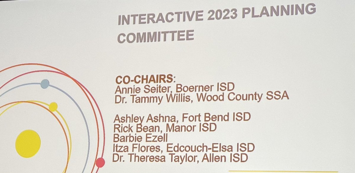 lrfurlow's tweet photo. We’ll done #interactive23 planning committee! It’s been a fabulous conference! @txcase @trwillis https://t.co/twQmbx5Ahs