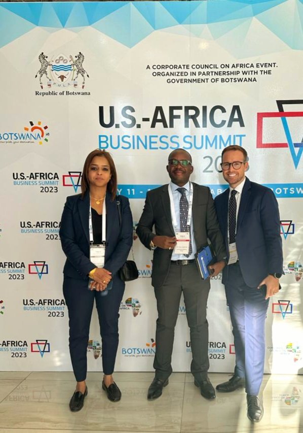 silasjakakimba's tweet photo. US-AFRICA BUSINESS SUMMIT 2023: Gaborone, Botswana. @CorpCnclAfrica @CagAlliance #EnergyTransitions https://t.co/fdvzP7zUAe