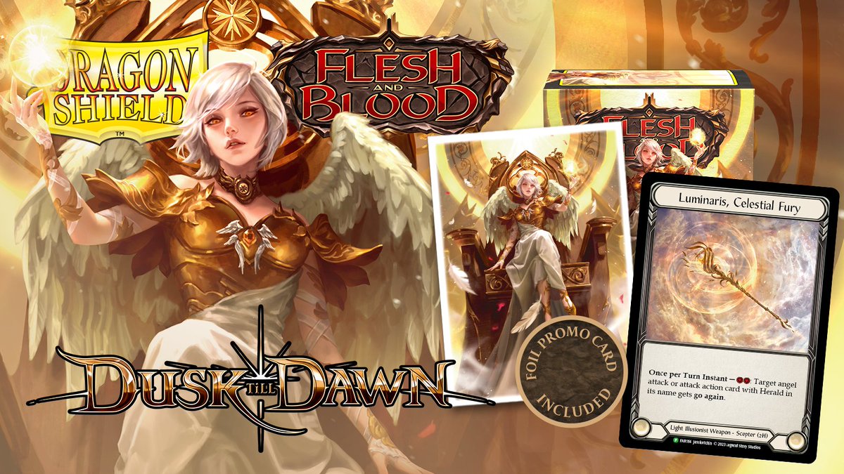 New Prism Flesh and Blood Matte Art Sleeves - Free foil promo card included in every pack!

Use powerful illusions and the power of the light to take down opponents with Prism.

Giveaway: 3x packs! RT to enter.

Follow/enable messages, so we can contact you if you win.