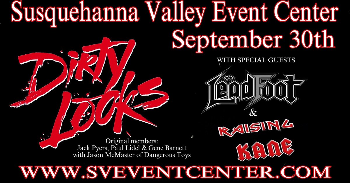 Dirty Looks returns to Selinsgrove,PA. where it all began.
9/30/23 
Get tix at dirtylooks.eventbrite.com/?aff=oddtdtcre…