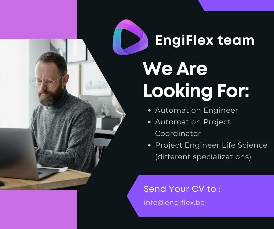 🔍 Wij zoeken versterking om projecten bij onze klanten te realiseren 🚀 
* sta je te popelen om veel bij te leren ✅
* werk je graag in teamverband 👷‍♂️
* Zoek je persoonlijke begeleiding in je professioneel traject 💼 

📧 info@engiflex.be 
🌐 buff.ly/3ntmcqN
